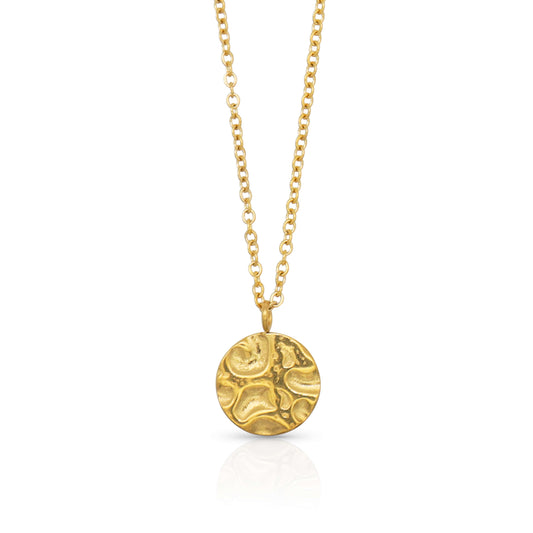 Alto Gold Circle Pendant Necklace