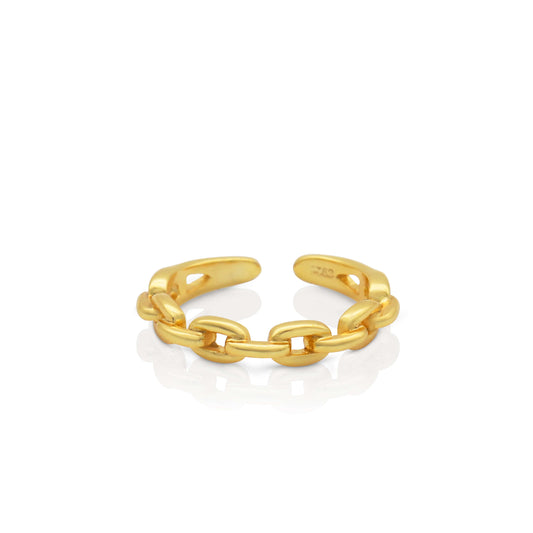 Amé Gold Chain Ring