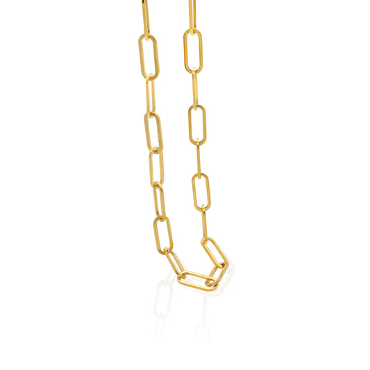 Ayesha Gold Large Link Chain Necklace