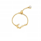 Gold Zodiac Constellation Chain Ring
