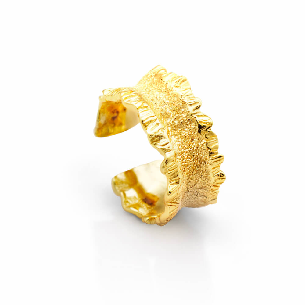 Nash Gold Chunky Foil Ring