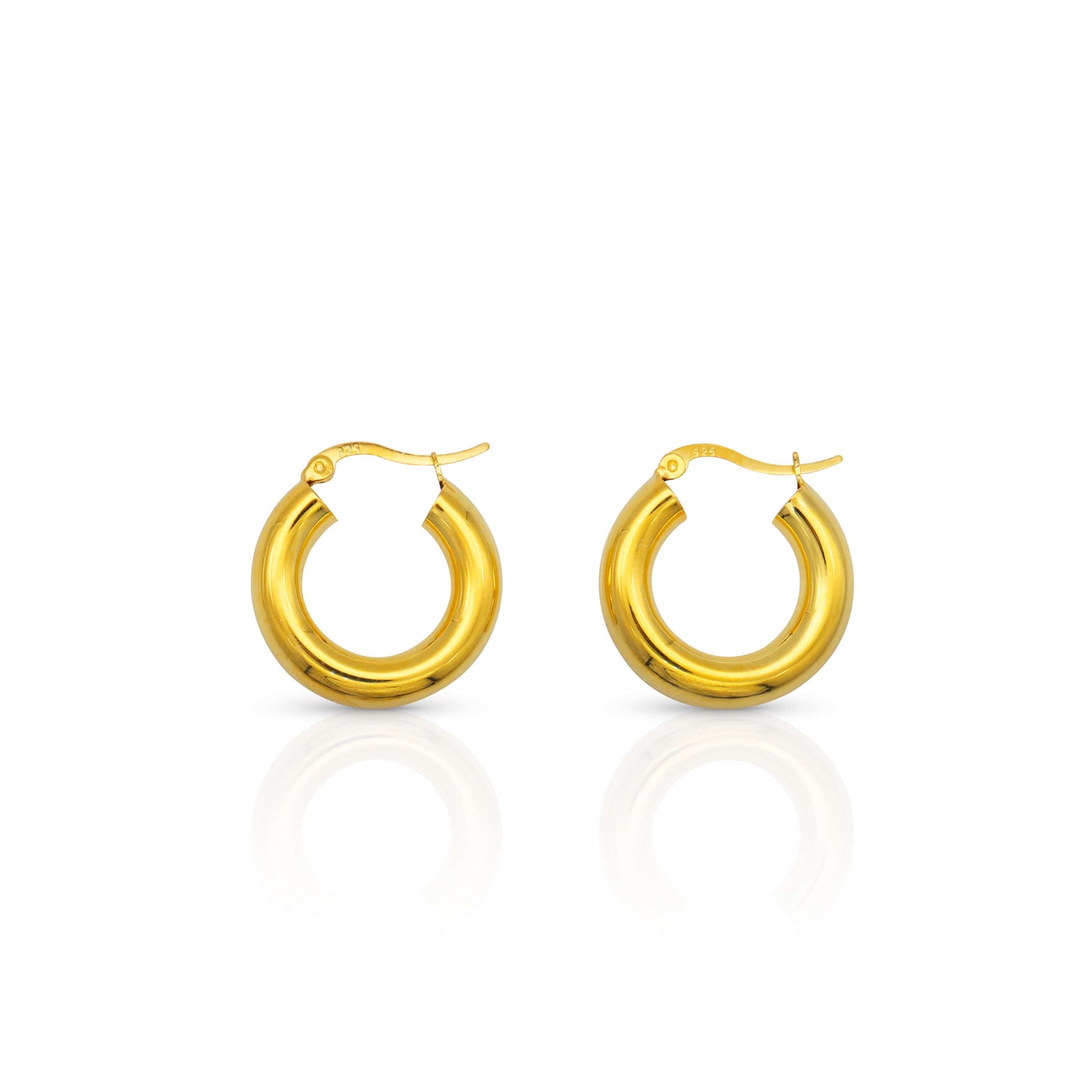 Naya Gold Chubby Hoop Earring