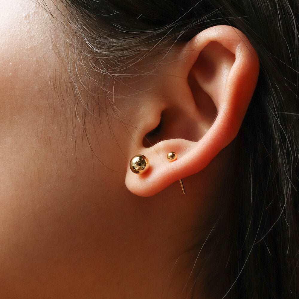 Noma Gold Stud Earrings