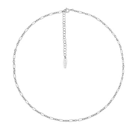 Orzan Silver Dainty Chain Necklace